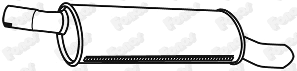 Rear Muffler (19954)