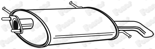 Rear Muffler (620550)