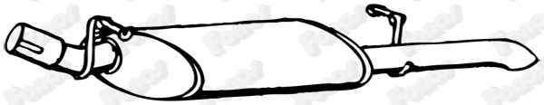 Rear Muffler (617244)