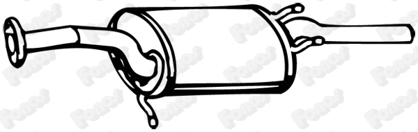 Rear Muffler (614307)