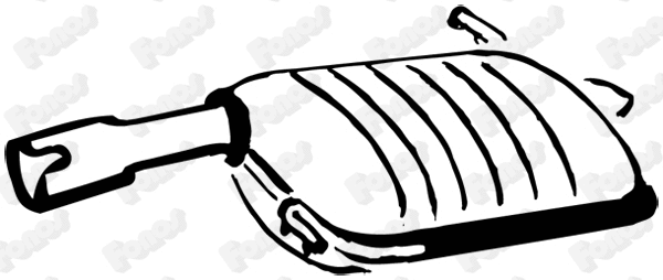 Rear Muffler (615514)