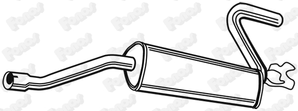 Rear Muffler (610305)