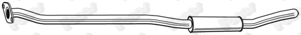 Centre Muffler (23736)