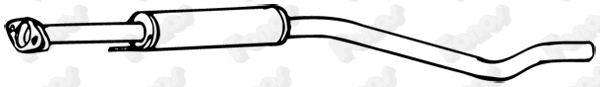 Centre Muffler (70357)