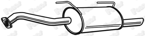 Rear Muffler (23521)