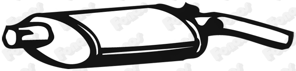 Rear Muffler (611722)