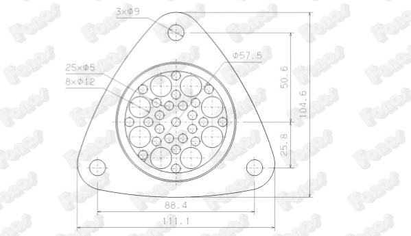 Gasket, exhaust pipe (80559)