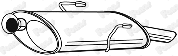 Rear Muffler (615202)