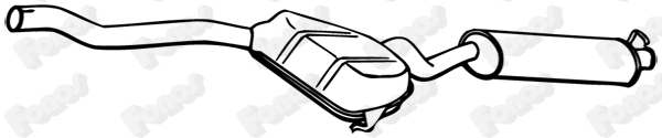 Rear Muffler (610159)