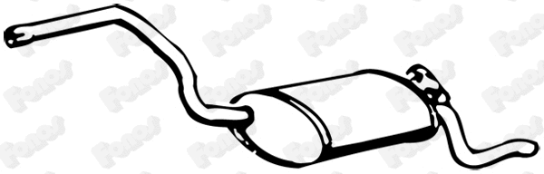 Rear Muffler (61817)
