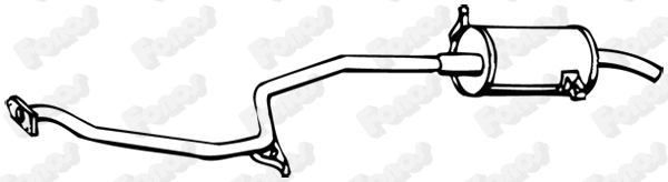 Rear Muffler (18140)