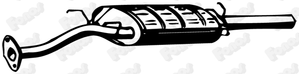 Rear Muffler (16427)