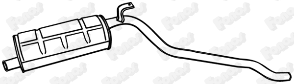 Rear Muffler (614629)
