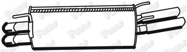 Rear Muffler (617455)