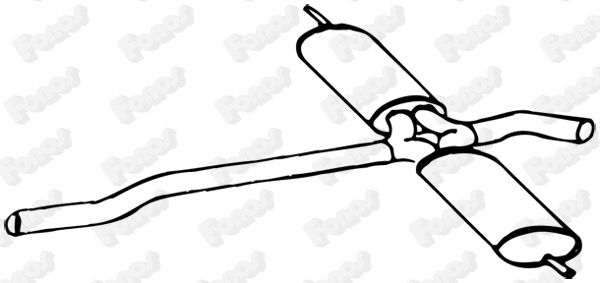 Centre Muffler (18957)