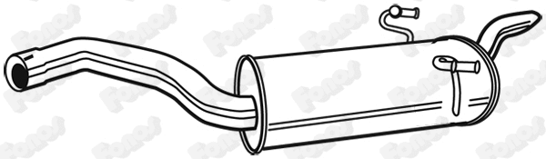 Rear Muffler (610607)