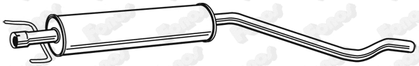 Centre Muffler (23140)