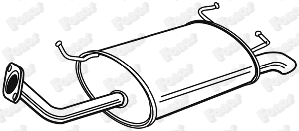 Rear Muffler (614290)