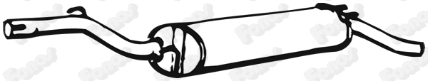Rear Muffler (613913)