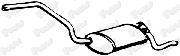 Rear Muffler (19879)