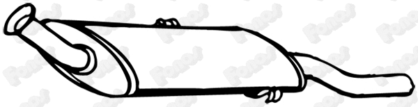 Rear Muffler (61683)