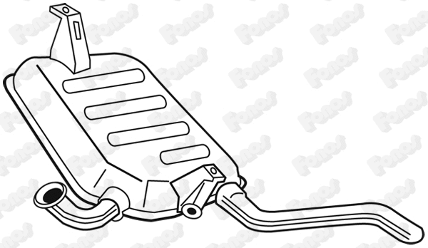 Rear Muffler (611709)