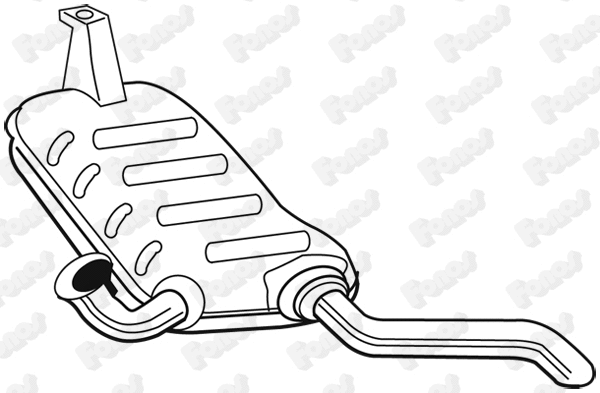 Rear Muffler (611505)