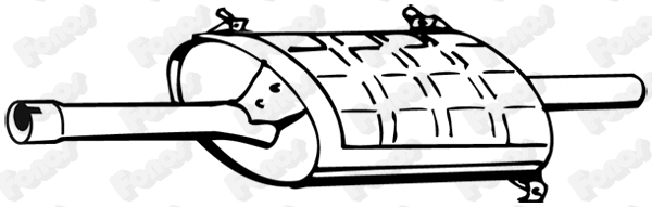 Rear Muffler (23378)