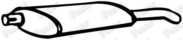 Rear Muffler (07980)