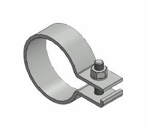 Clamping Piece, exhaust system