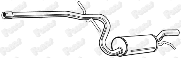 Centre Muffler (616502)