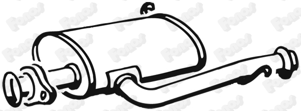 Centre Muffler (17398)