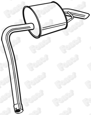 Rear Muffler (619456)