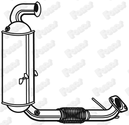 Soot/Particulate Filter, exhaust system (73156)