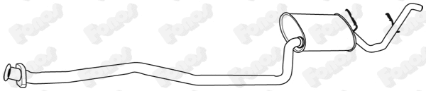 Rear Muffler (61909)