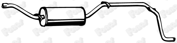 Rear Muffler (616455)