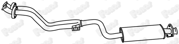 Front Muffler (618500)