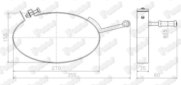 Mount, exhaust system (80610)