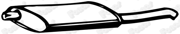 Rear Muffler (05037)
