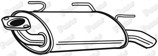 Rear Muffler (614582)