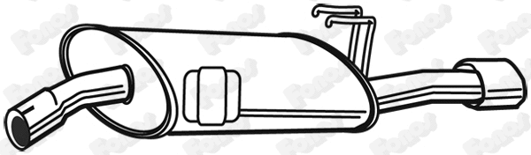 Rear Muffler (610845)