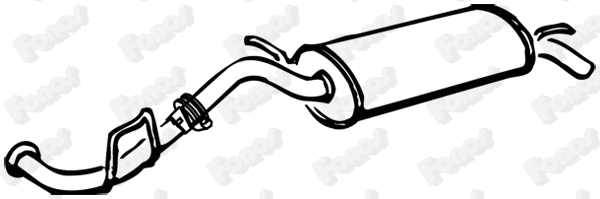 Rear Muffler (15991)