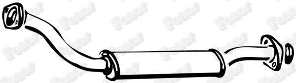 Front Muffler (615512)