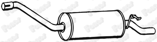 Rear Muffler (02610)