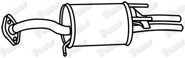 Rear Muffler (614640)