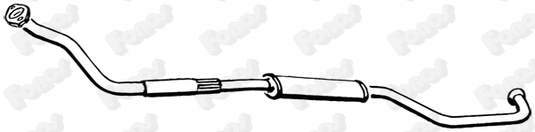 Front Muffler (613122)