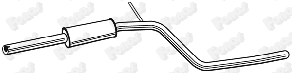 Centre Muffler (24163)