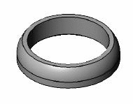 Gasket, exhaust pipe