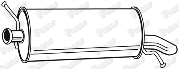Rear Muffler (613184)