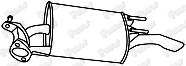 Rear Muffler (614569)